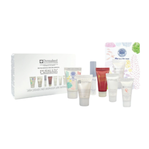 Rutina Dermaheal Purilux, cuidado de las pigmentaciones y luminosidad (7 miniaturas y 1 PTX Face Filler Mask)